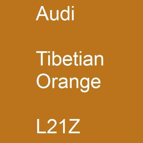 Audi, Tibetian Orange, L21Z.